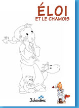 coloriage Eloi et le chamois