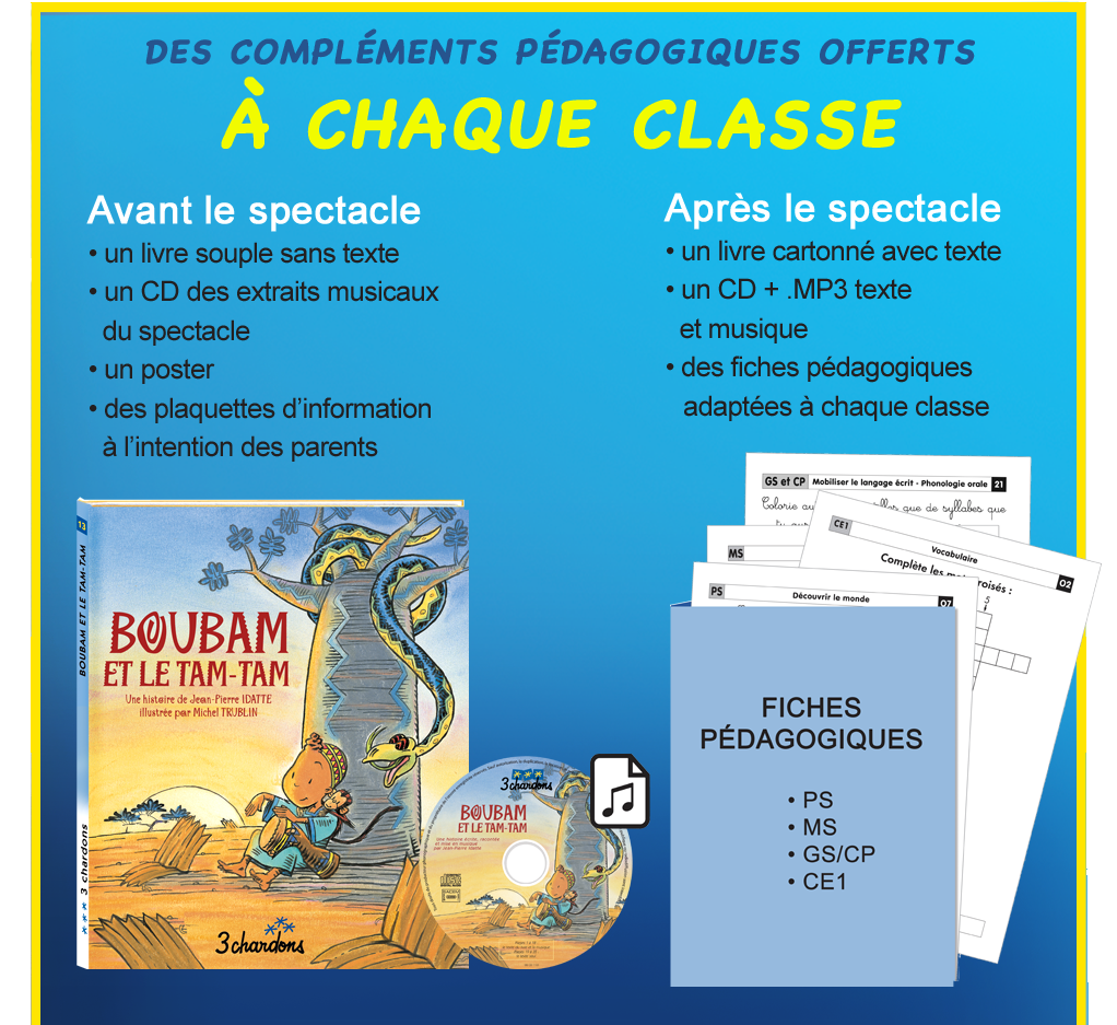 des complements pedagogiques offerts à chaque classe