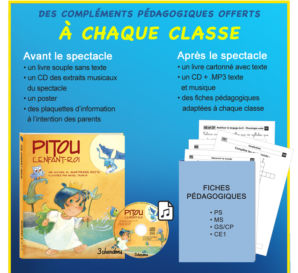 des complements pedagogiques offerts à chaque classe